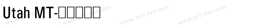 Utah MT字体转换